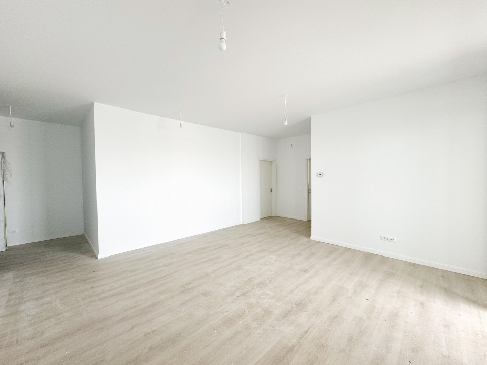 Apartament 3 camere, open space, 66.9 mp utili, etaj 2/9, zona Aradului