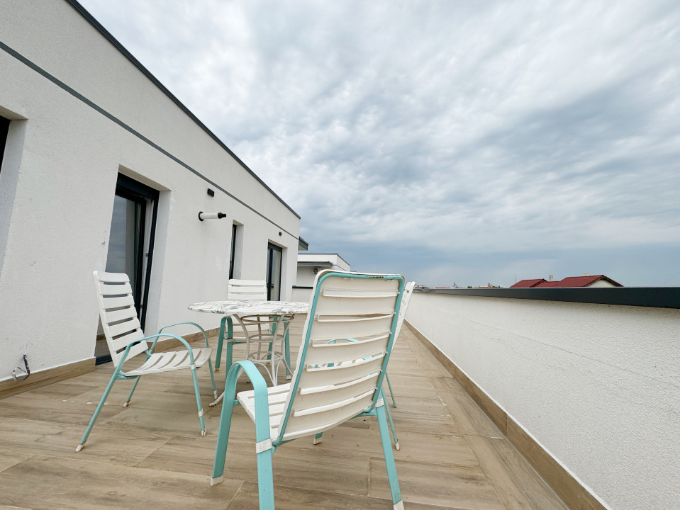 Penthouse cu 3 camere, 75mp utili + terasa 41mp, 10mp balcon -Braytim