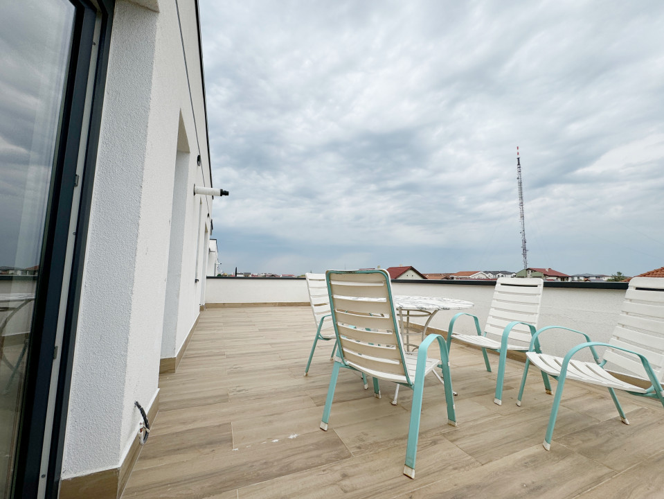 Penthouse cu 3 camere, 75mp utili + terasa 41mp, 10mp balcon -Braytim