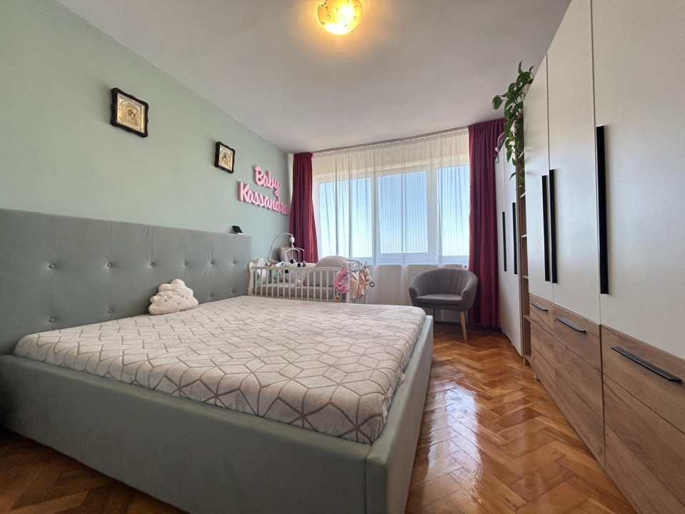 Apartament 2 camere, decomandat 50mp, etaj 8, zona Dambovita