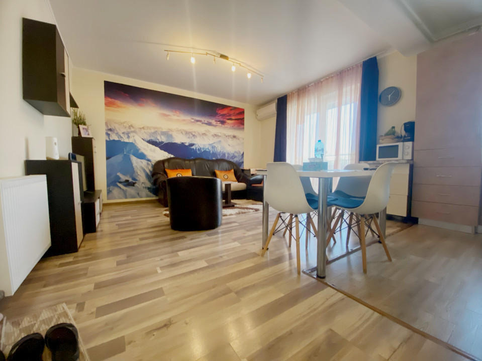 Apartament 2 camere, open space, 48 mp utili, etaj P/2 - Giroc