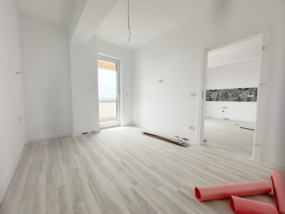 Apartament 2 camere, open space, 42 mp utili, etaj 4/4, zona Braytim