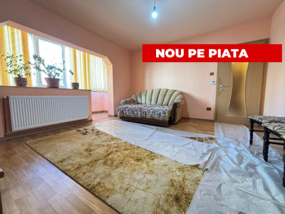 Apartament 3 camere, semidecomandat, 60mp utili, etaj 2, zona Dambovita