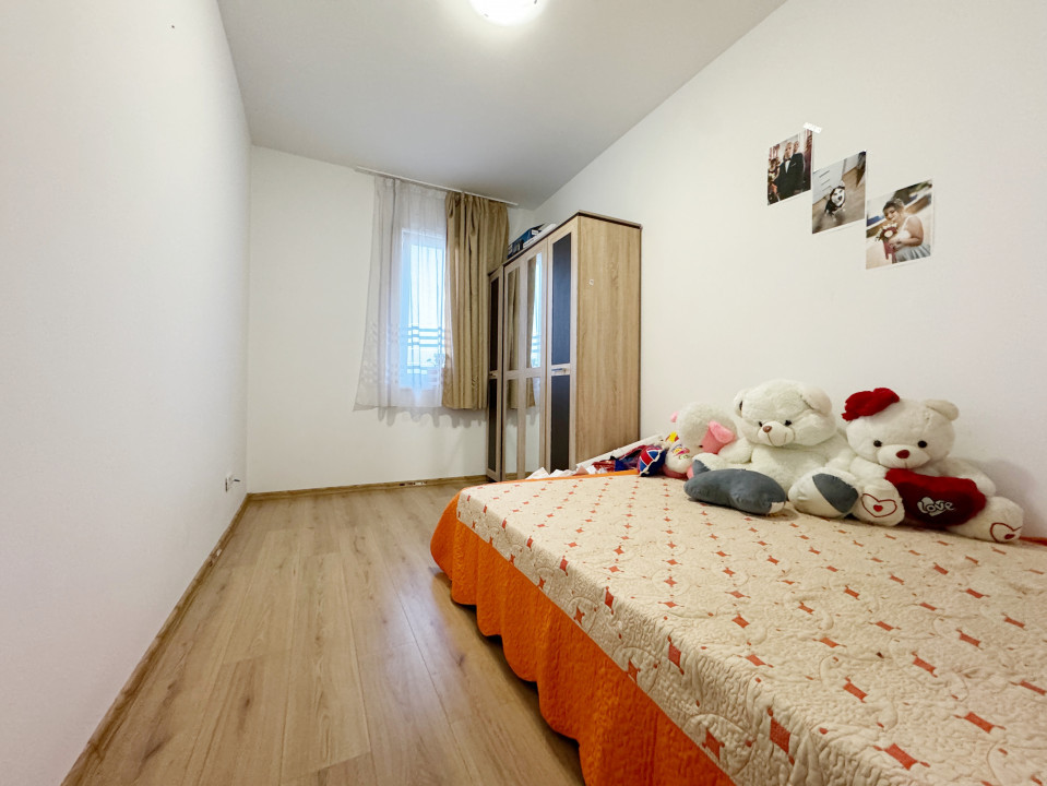 Apartament 3 camere, etaj 2/3, 61mp utili + balcon 6mp -Giroc